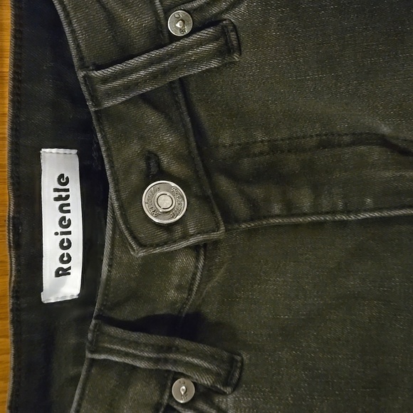 Recientle (Recent) Black Denim Skinny Jeans Women size 5/26 - Picture 2 of 12